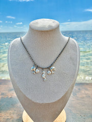 Silver Tide Charm Necklace