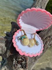 Ocean Breeze Shell & Starfish Earrings ✧